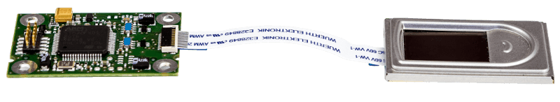 BioModule id3 — microcontrôleur biométrique STM32 avec capteur d'empreinte intégré