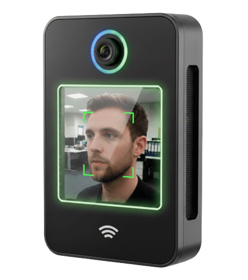 STM32N6 face recognition access control reader concept